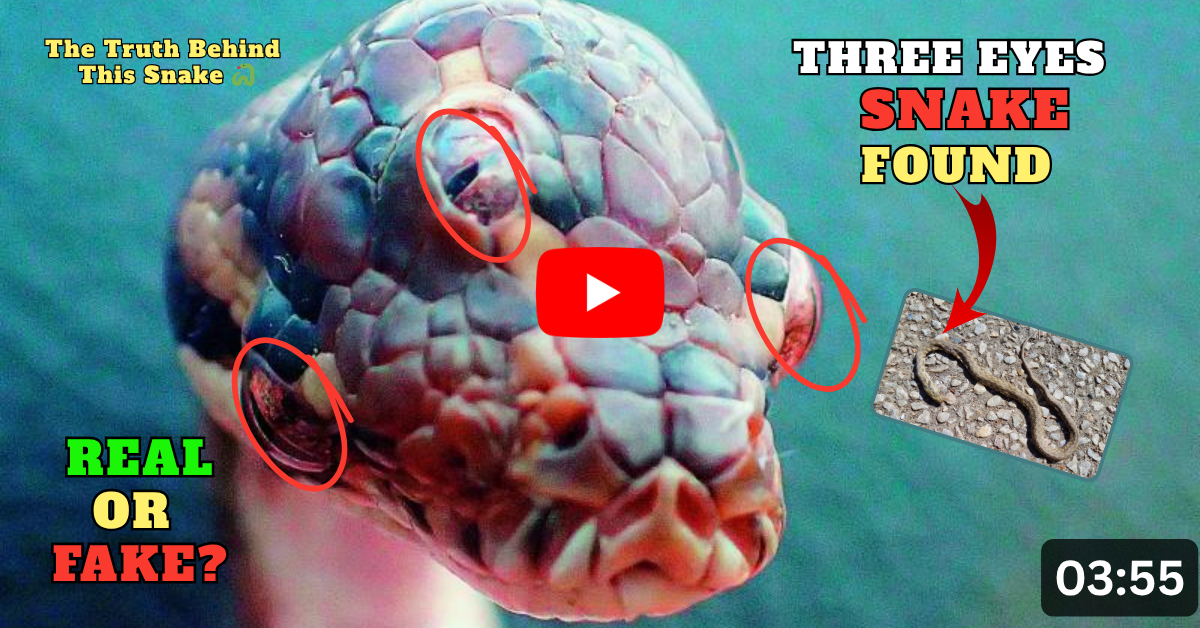 Three-Eyed Snake Found in Australia – A Rare and Mysterious Discovery